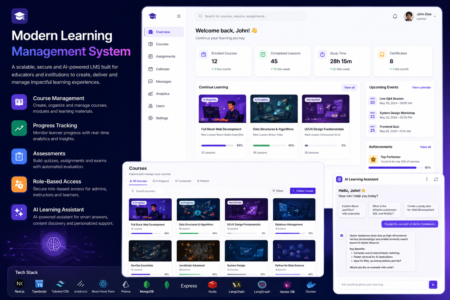 AI-Powered Learning Management System